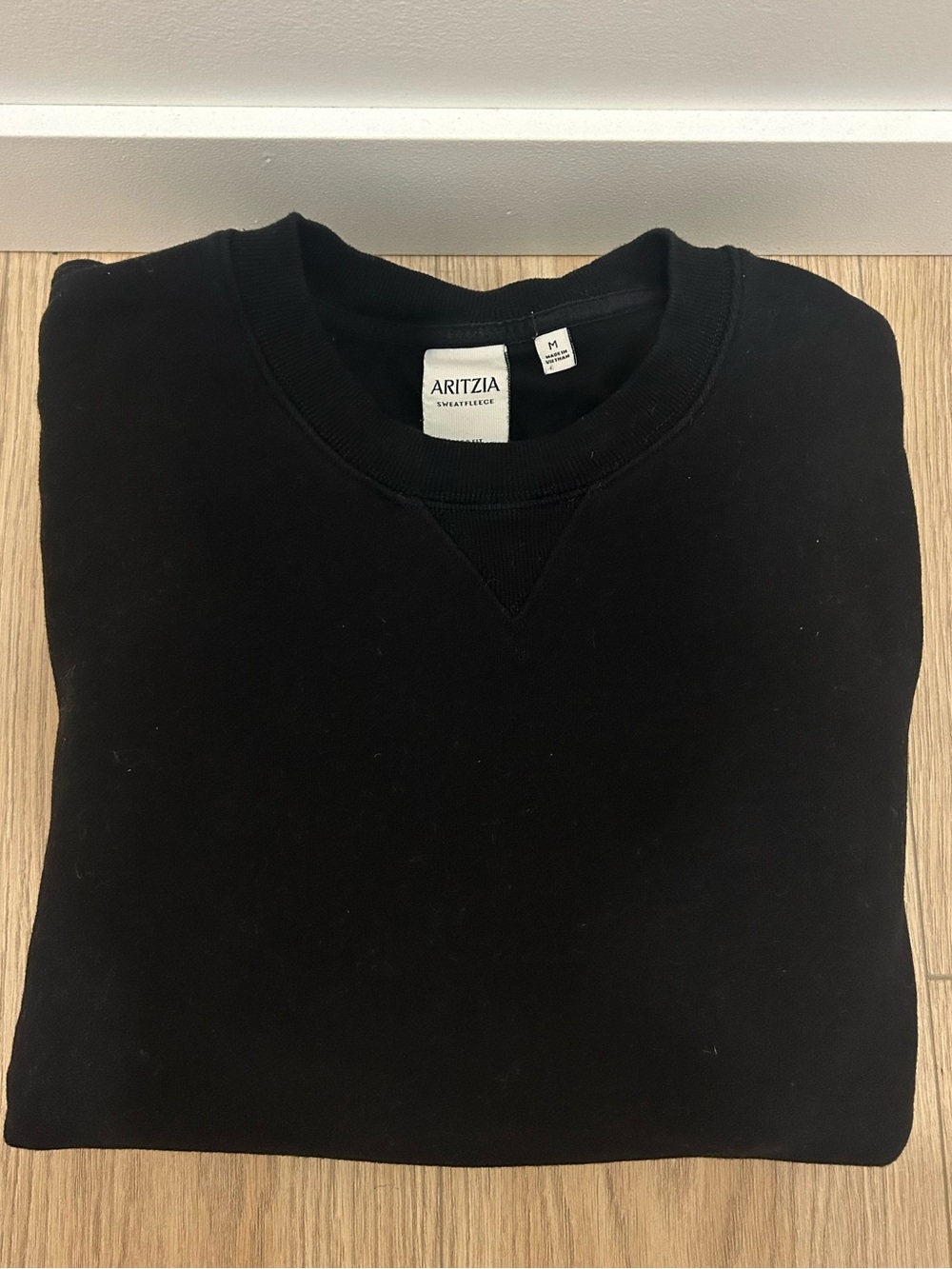 Aritzia Black Crewneck Sweater - Mega Fit - Picture 6 of 7